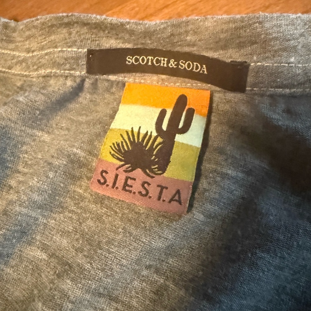 Scotch & Soda Heather Gray Tee XL